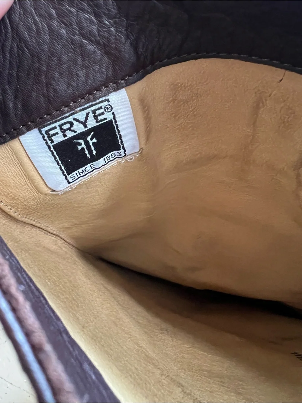 Frye Brown Leather Phillip Tall Riding Boots 8B